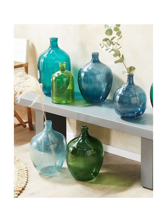 Beliani Vază Decorativă Sticlă Transparent 1buc