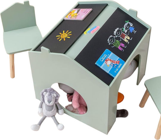 Set Masă cu Scaune pentru Copii pentru Desen Multicolor