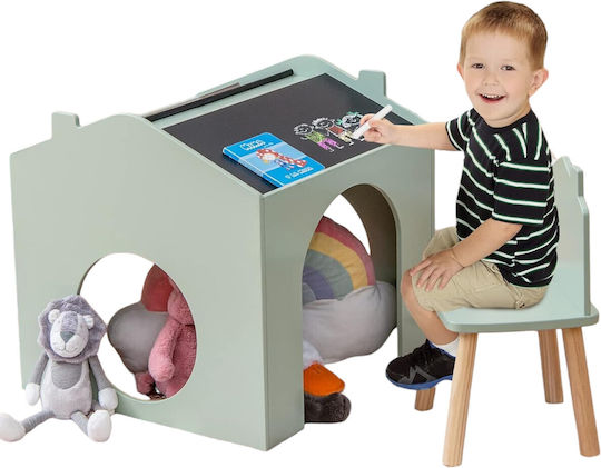 Set Masă cu Scaune pentru Copii pentru Desen Multicolor