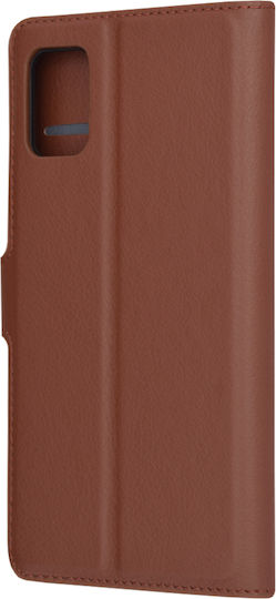 Techsuit Book Leather Brown (Galaxy A51)