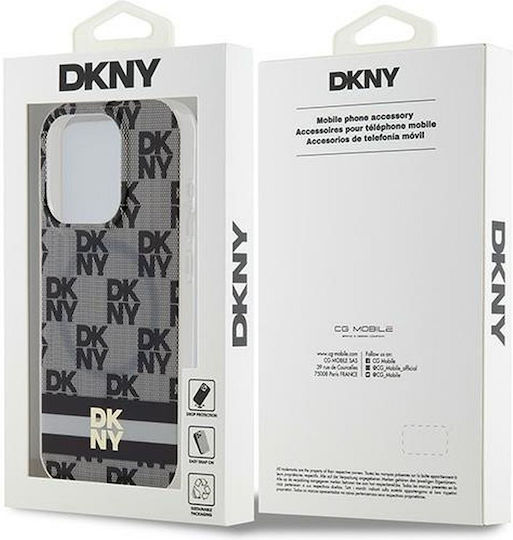 DKNY Pattern Задна корица Пластмаса Черен (iPhone 15 Pro Max)