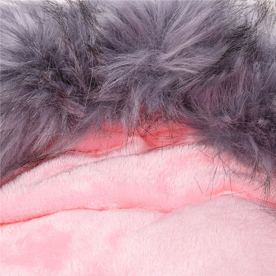 Universal Waterproof Stroller Footmuff 90x45cm Pink