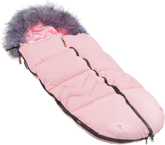 Universal Waterproof Stroller Footmuff 90x45cm Pink