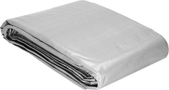 Prelată impermeabilă din polietilenă laminată 210g/m2 3x5m Gri