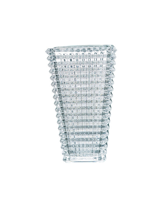 Artekko Decorative Vase Glassy Transparent 16.5x12x28cm