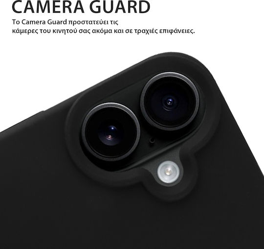 Idol 1991 Velvet Elite Back Cover Σιλικόνης Αδιάβροχο Μαύρο (iPhone 16)