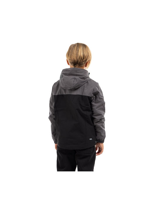 District75 Kids Casual Jacket with Hood anthracite