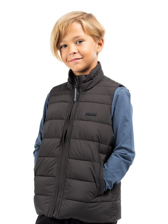 Kids' Casual Jacket Sleeveless Black