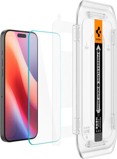 Spigen Glas.tR EZ Fit Tempered Glass (iPhone 17 / 17 Pro / 16 Pro) AGL07935