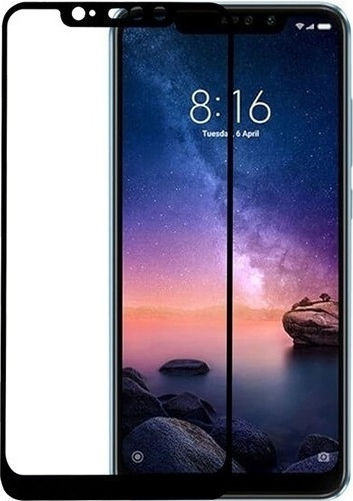 Glass-full Cover Glass Silk-screen Προστατευτικό Γυαλί Tempered Glass Μαύρο (Pocophone F1)