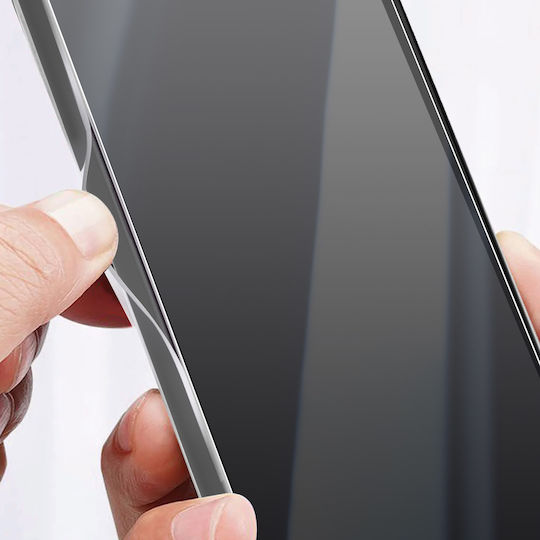 Avizar Hülle Google Pixel 7a Silikongel 9h Abgeschrägte Kante Transparent