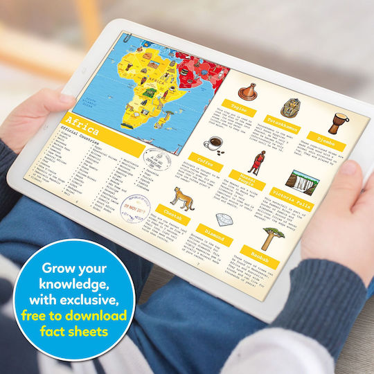 Kinderpuzzle Map World für 10+ Jahre+ Jahre 150pcs Orchard