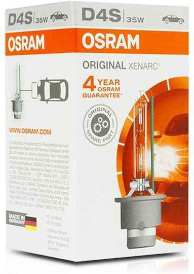 Osram Λάμπα Αυτοκινήτου Xenarc 4 D4S Xenon 4300K Φυσικό Λευκό 12-24V / 42V 35W