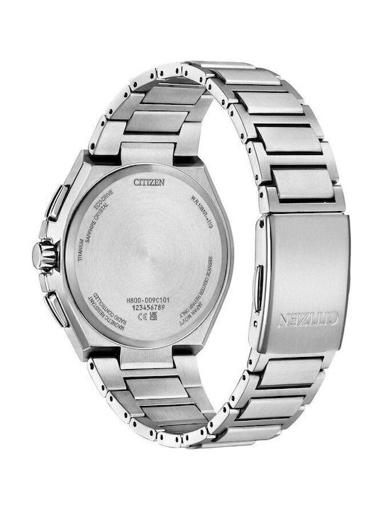 Citizen Eco-drive Radiocontrolled Men's Watch Chronograph Eco - Drive with Silver Metal Bracelet
