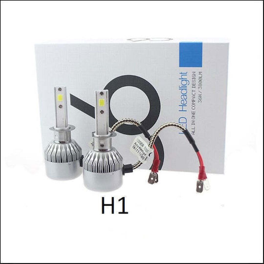 Lampen Auto C6 H1 LED 6000K Kaltes Weiß 36W 2Stück
