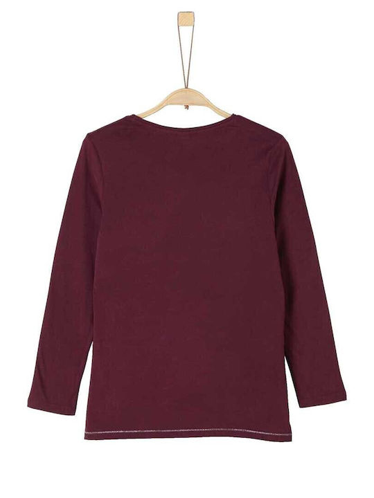 s.Oliver Children's Blouse Long Sleeve Bordeaux