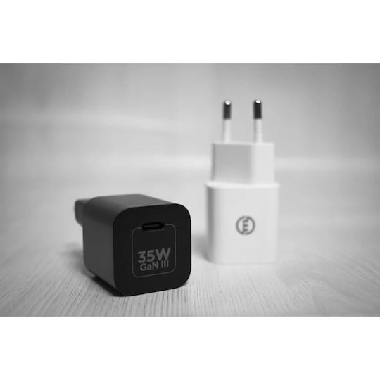Mobile Origin Încărcător Fără Cablu GaN cu Port USB-C 35W Livrarea energiei Negruς (Super Charger)
