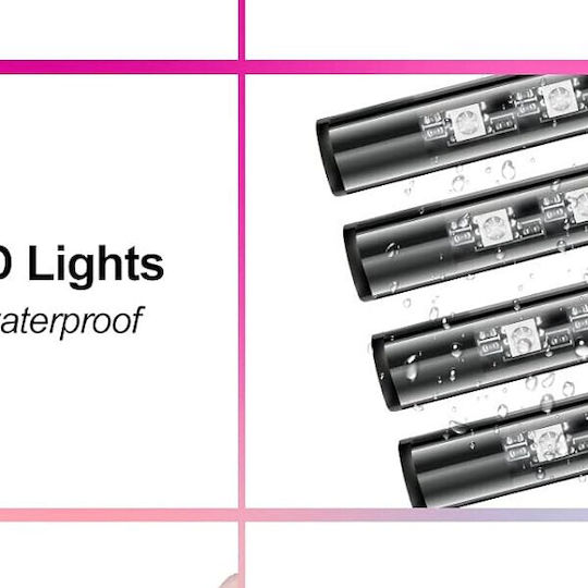Λάμπα Αυτοκινήτου RGB T10 LED Θερμό Λευκό