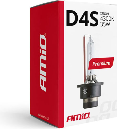 AMiO Lamps Car D4S Xenon 4300K Natural White 12V 35W 1pcs