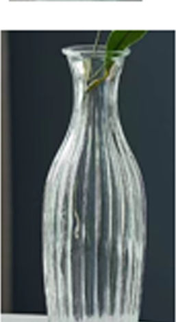 Βάζο Γυάλινο Φ7xΥ23cm Βάζο Γυάλινο Φ7xΥ23cm