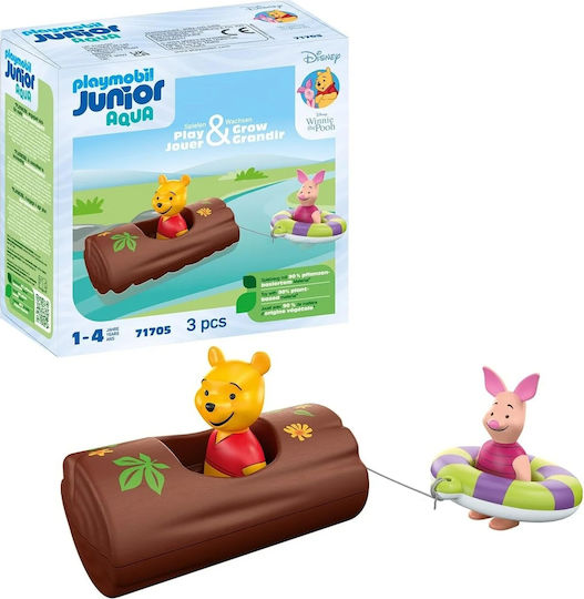 Playmobil Junior Winnie and Piglet Go Boating for 1-4 years old