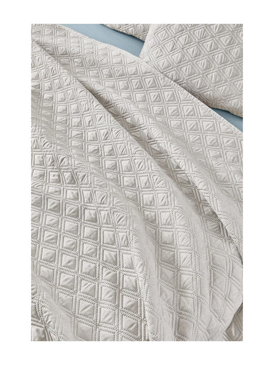 Guy Laroche Tempest Set Coverlet Semi-double Microfiber Natural 180x240cm 2pcs