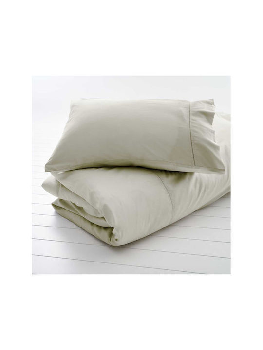 Vesta Home Κουβερλί King Size Βαμβακερό Εκρού 270x270cm