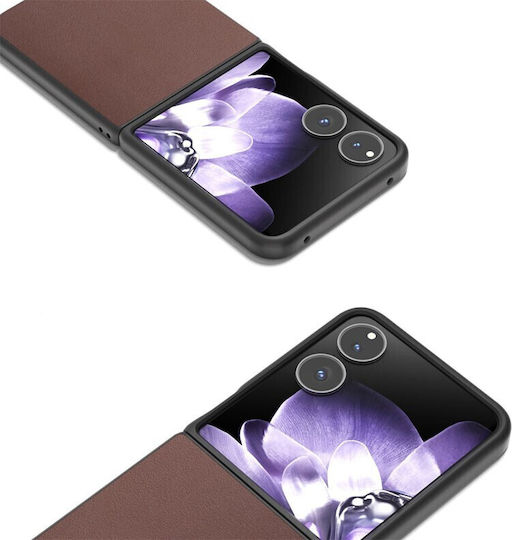Genuine Book Piele / Plastic Maro (Xiaomi Mix Flip)
