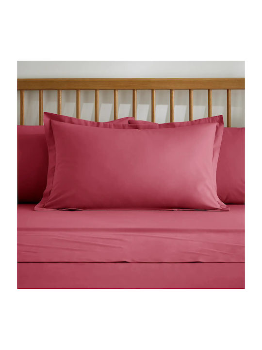My Home Luxury Sheet Sets Queen 240x260cm. Luxury Fuchsia 4pcs