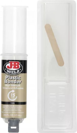 J-B WELD PLASTICBONDER™ Spritze Epoxy Metall-Kleber 2-Komponenten Beiges 25ml
