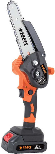 Unimac Baumschneider Akku-Kettensäge 2x2Ah 21V 1.3kg mit Schiene 15cm