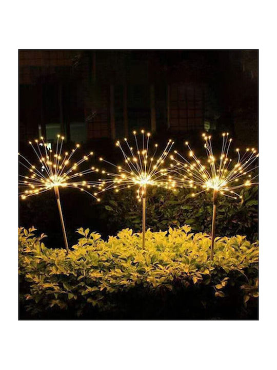 90 Λαμπάκια LED 60εκ. Θερμό Λευκό Ηλιακά τύπου Πυροτέχνημα