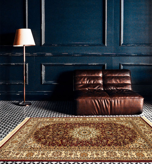 Newplan Persia 1019 Χαλί Διάδρομος με Κρόσια Burgundy 80x150cm