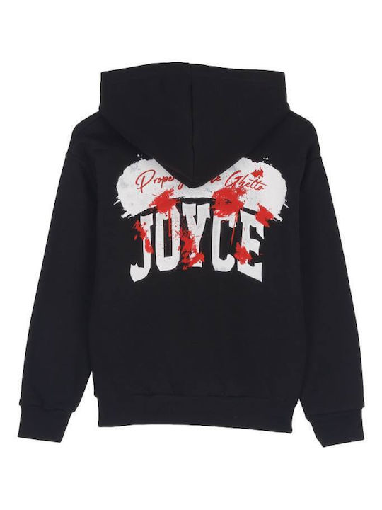 Joyce Kids Sweatshirt with Hood Black