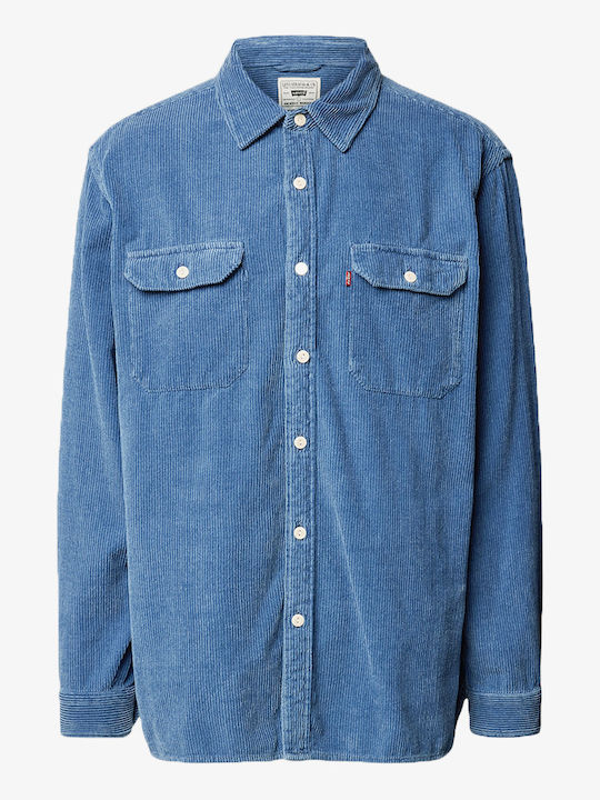 Jackson Worker Corduroy Shirt Light Indigo