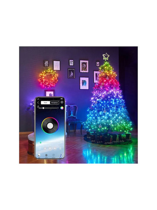 100 Lights LED 10m. Multicolor USB in String 1pcs