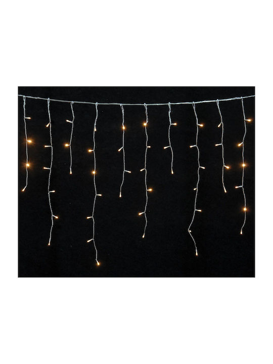 300 Luminite LED 6m. x 75buc Alb cald tip Ploaie 300 Luminite LED 6m. x 75buc Alb cald tip Ploaie
