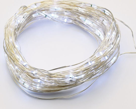 200 Lights LED 20m. Cold White in String 1pcs