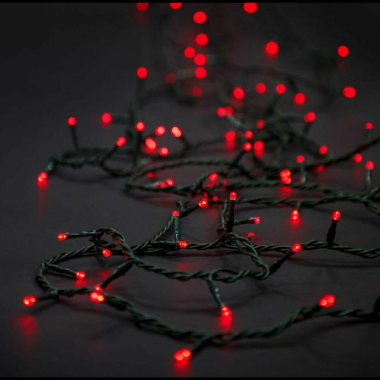 100 Светлини LED 5m. Червен тип Лента 1бр