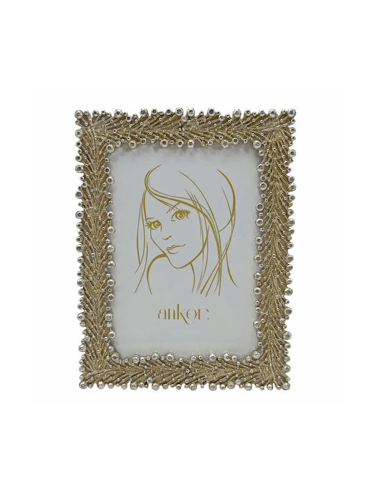 Ankor Frame Plastic 15cmx20cm with Gold Frame