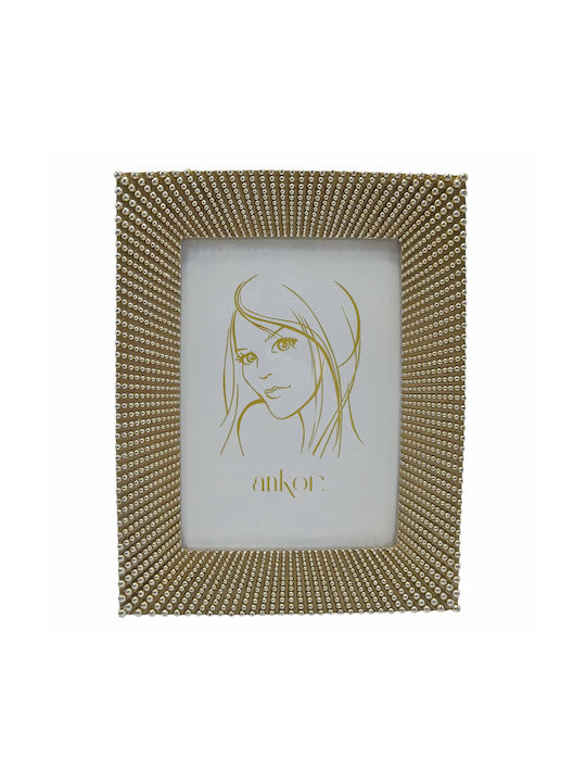 Ankor Frame Plastic 10cmx15cm with Gold Frame