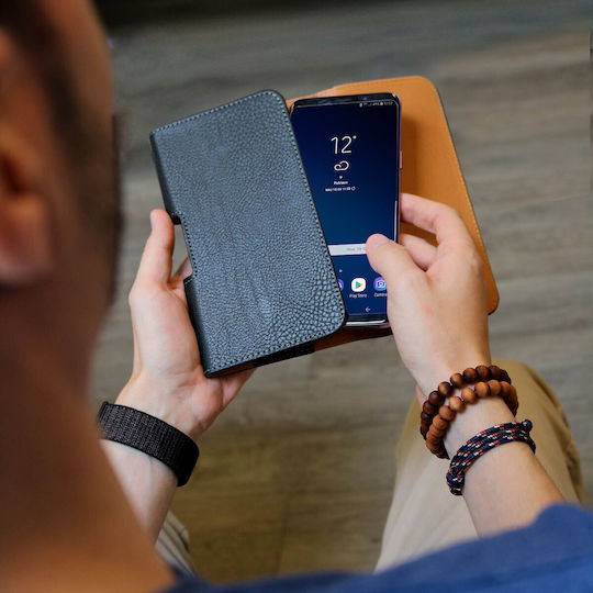 Универсален калъф за смартфон за колан 5.1'' до 5.5'' + клипс черен