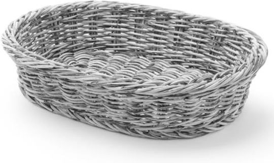 Coș de pâine oval gri polipropilenă 320x230x70 mm Hendi 426647 Coș de pâine oval gri polipropilenă 320x230x70 mm Hendi 426647