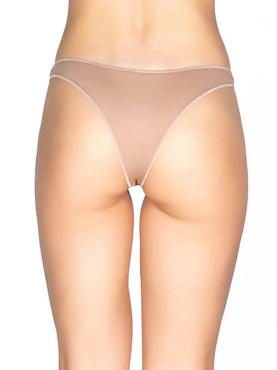 Damen Brasilien 3Pack Nahtlos black-beige-dark beige