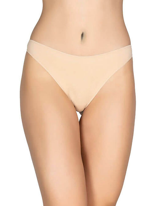 Damen Brasilien 3Pack Nahtlos black-beige-dark beige