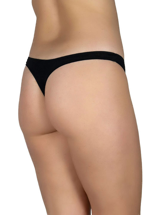 Γυναικεία String 3Pack χωρίς Ραφές black-beige-dark beige
