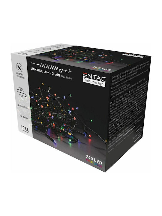 240 Lights LED 24m. Multicolor in String 1pcs