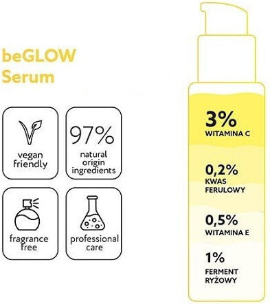 Miraculum Be Glow Serum Face with Vitamin C for Radiance 30ml