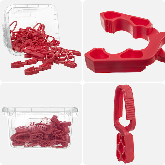 Kadax Laundry Clips Clothespins Underwear Washing Frogs 50 Pcs + Container