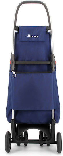 Rolser I-max Urban Mf 4l Tour Folding Shopping Trolley Klein Blue